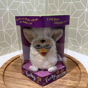 Furby 1998 ORIGINAL 1st Gen White Snowball 70-800 NEW in Box RARE